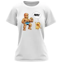 T-shirt Femme La Chose « Un papa solide comme un roc ! » – Parodie Zelda