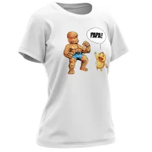 T-shirt Femme La Chose « Un papa solide comme un roc ! » – Parodie Zelda