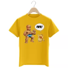 T-shirt Enfant La Chose « Un papa solide comme un roc ! » – Parodie Zelda