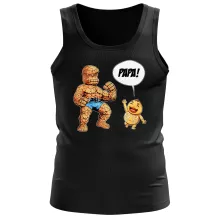 Débardeur La Chose « Un papa solide comme un roc ! » – Parodie Zelda