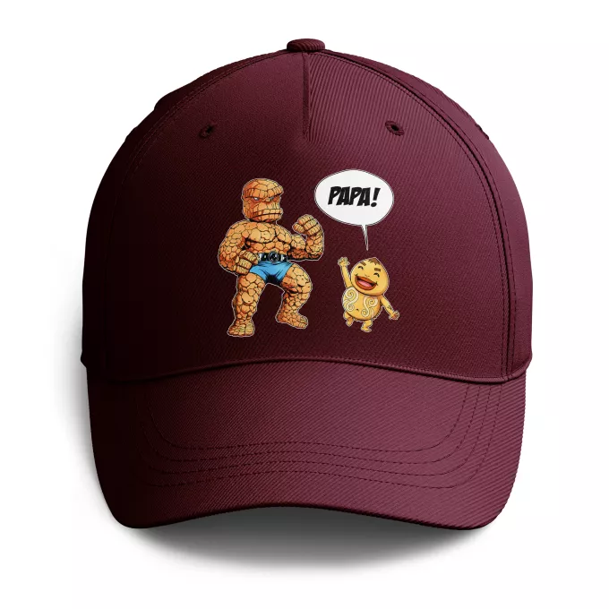 Casquettes Parodie Zelda Un papa solide comme un roc ! - La Chose des 4 Fantastiques et un Goron