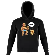 Sweat à capuche Enfant La Chose « Un papa solide comme un roc ! » – Parodie Zelda