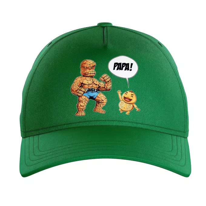 Casquettes Enfants Parodie Zelda Un papa solide comme un roc ! - La Chose des 4 Fantastiques et un Goron