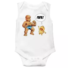 Body bébé La Chose « Un papa solide comme un roc ! » – Parodie Zelda