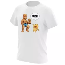 T-shirt La Chose « Un papa solide comme un roc ! » – Parodie Zelda