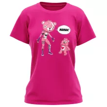 T-shirt Femme « Une maman sacrément caline ! » – Parodie Bisounours