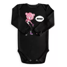 Body bébé manches longues « Une maman sacrément caline ! » – Parodie Bisounours