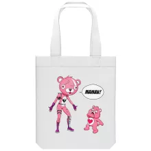 totebag « Une maman sacrément caline ! » – Parodie Bisounours