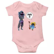Body bébé (Filles) Corbeau « Un papa mystérieux » – Parodie Final Fantasy VII