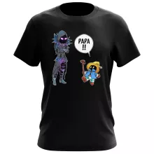 T-shirt Corbeau « Un papa mystérieux » – Parodie Final Fantasy VII
