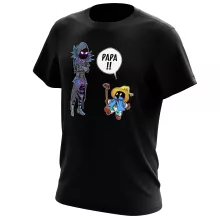 T-shirt Corbeau « Un papa mystérieux » – Parodie Final Fantasy VII