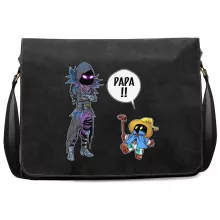 Sac à bandoulière Corbeau « Un papa mystérieux » – Parodie Final Fantasy VII