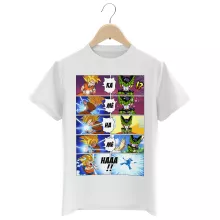 T-shirt Enfant Sangoku « Attaque Surprise Kaméhaméhaaaaaaaa !! (Arc Cyborg) » – Parodie Dragon Ball Z