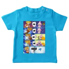 Camiseta bebé Son Gokū “Son Gokū y Bubú” – Parodia de Dragon Ball Z -DBZ