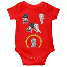 Korte mouwen Babyromper Manga-parodieën