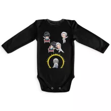 Body bébé manches longues Norman « QI Fusion » – Parodie Death Note