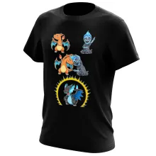 Maglietta Charizard “Charizard, Mega Charizard X e Ade” – Parodia dei Pokémon
