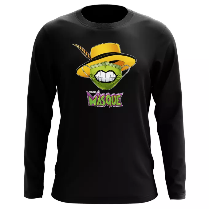 T-Shirts manches longues Parodie The Mask The Masque - The Mask aka Stanley interprété par le génialissime Jim Carrey