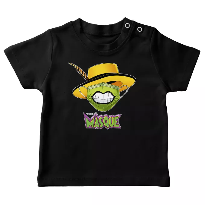 T-shirts bébé Parodie The Mask The Masque - The Mask aka Stanley interprété par le génialissime Jim Carrey