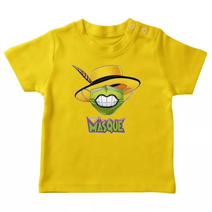 T-shirts bébé Parodie The Mask The Masque - The Mask aka Stanley interprété par le génialissime Jim Carrey