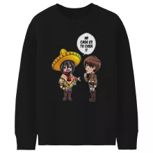 Sudadera Niño Mikasa Ackerman “Mikasa Ackerman y Eren Jaeger” – Parodia de Shingeki no Kyojin