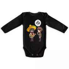Mikasa Ackerman Baby Body långa ärmar “Mikasa Ackerman och Eren Yeager” – Parodi Attack on Titan