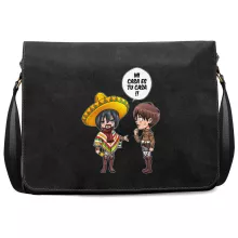 Mikasa Ackerman Messenger Bag “Mikasa Ackerman and Eren Yeager” – Attack on Titan parody