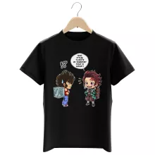 T-shirt Enfant Tanjiro Kamado « Une Pandora Box démoniaque ! » – Parodie Saint Seiya