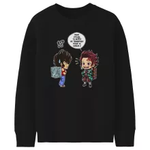 Pull Enfant Tanjiro Kamado « Une Pandora Box démoniaque ! » – Parodie Saint Seiya