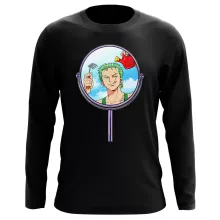 Roronoa Zoro Long Sleeve Top – One Piece parody