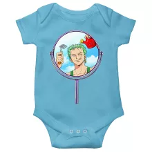 Roronoa Zoro Baby Bodysuit – One Piece parody