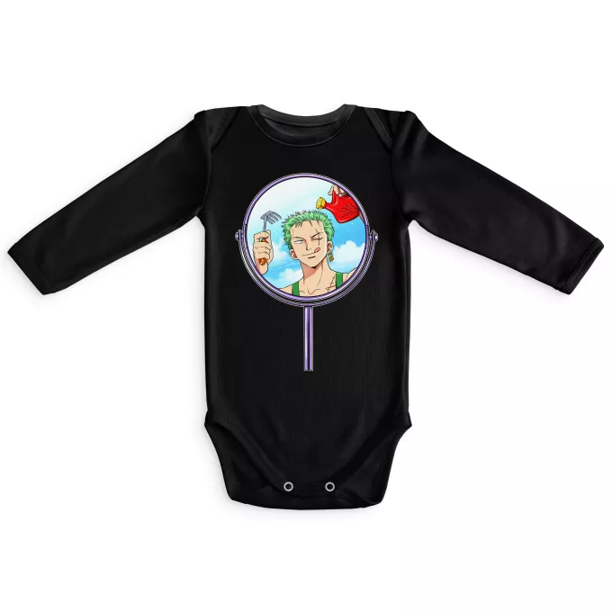 Body bebè a maniche lunghe Paoridia One Piece Roronoa Zoro