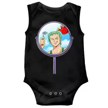 Body bebè senza maniche Roronoa Zoro – Parodia dei One Piece