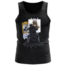 Batman The Dark Knight Herren Tank Top “Batman (Rockbell Self Portrait style)” – Parodie auf Batman