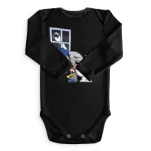 Lange mouwen Babyromper – Batman parodie