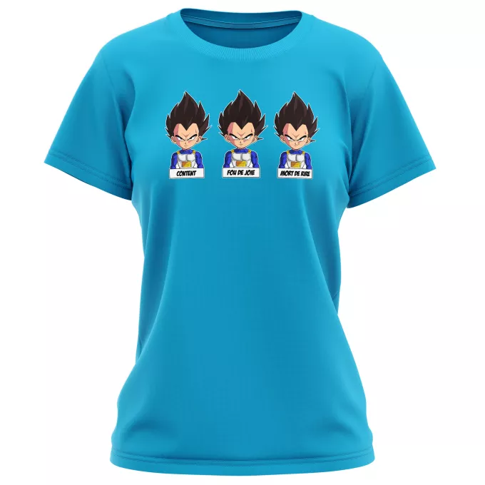 T-shirts Femmes Parodie Dragon Ball Z - DBZ Un jeu d'acteur de niveau princier - Végéta