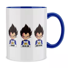 Mug Végéta « Un jeu d'acteur de niveau princier » – Parodie Dragon Ball Z