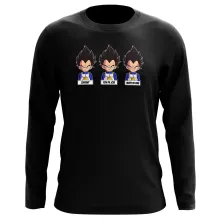 T-Shirt à manches longues Végéta « Un jeu d'acteur de niveau princier » – Parodie Dragon Ball Z