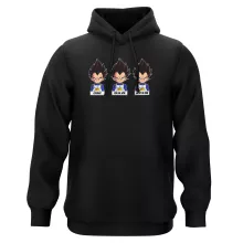 Sweat à capuche Végéta « Un jeu d'acteur de niveau princier » – Parodie Dragon Ball Z
