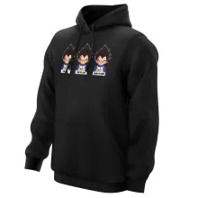 Sweat à capuche Végéta « Un jeu d'acteur de niveau princier » – Parodie Dragon Ball Z