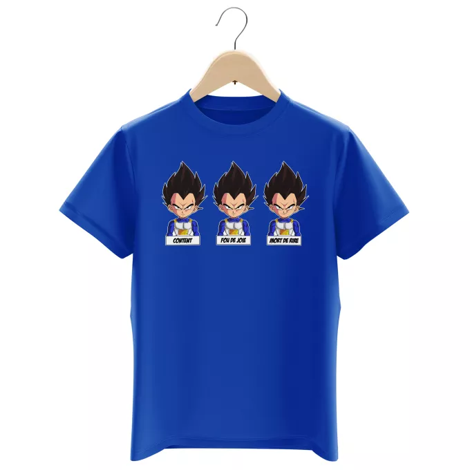 T-shirts Enfants Garçons Parodie Dragon Ball Z - DBZ Un jeu d'acteur de niveau princier - Végéta