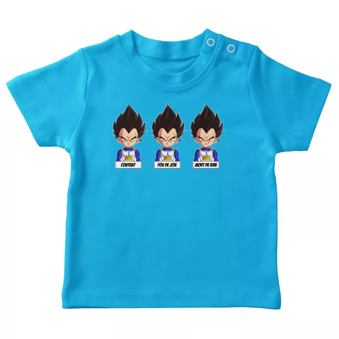 T-shirts bébé Parodie Dragon Ball Z - DBZ Un jeu d'acteur de niveau princier - Végéta