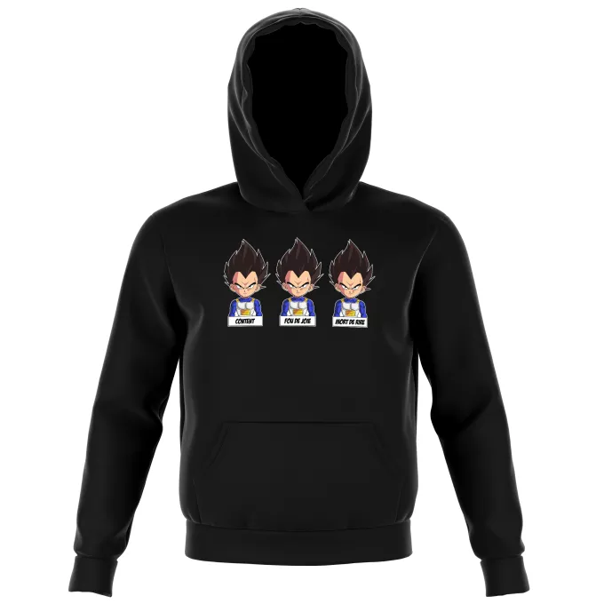Sweat-shirts à Capuche Enfant Parodie Dragon Ball Z - DBZ Un jeu d'acteur de niveau princier - Végéta