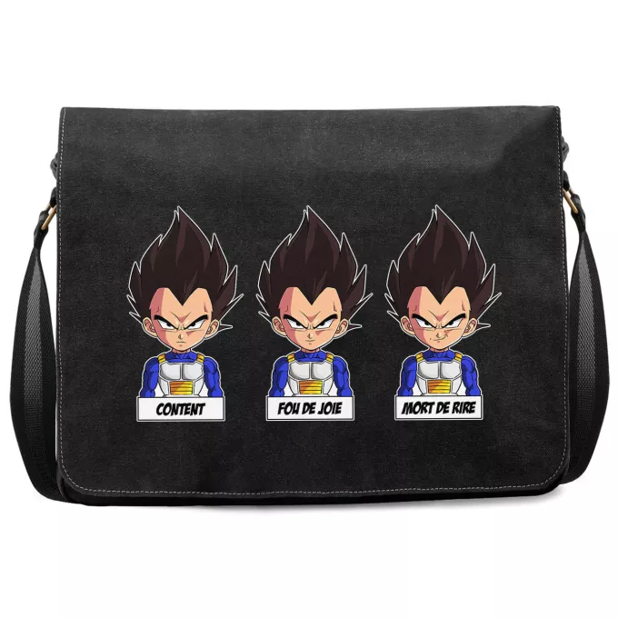 Sac à Bandoulière Premium Parodie Dragon Ball Z - DBZ Un jeu d'acteur de niveau princier - Végéta