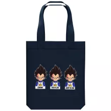 totebag Végéta « Un jeu d'acteur de niveau princier » – Parodie Dragon Ball Z