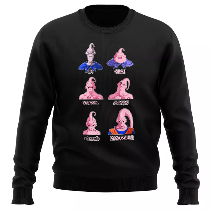 Pulls Parodie Dragon Ball Z - DBZ Un sacré caractères... - Boubou aka Majin Bou aka Super Bou aka Bouhan