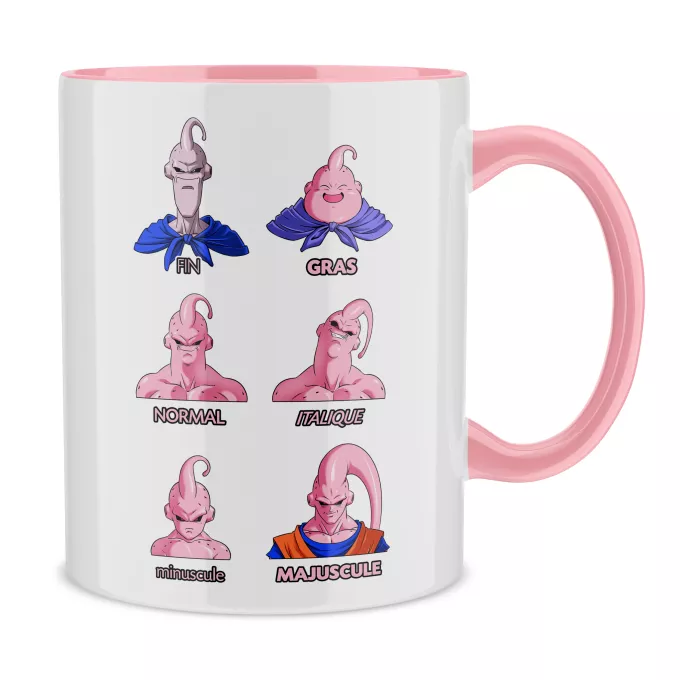 Mugs Parodie Dragon Ball Z - DBZ Un sacré caractères... - Boubou aka Majin Bou aka Super Bou aka Bouhan