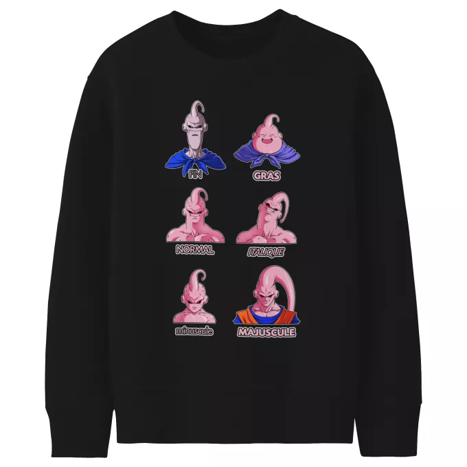 Pulls Enfants Parodie Dragon Ball Z - DBZ Un sacré caractères... - Boubou aka Majin Bou aka Super Bou aka Bouhan