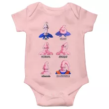 Body bébé (Filles) Boubou « Un sacré caractères... » – Parodie Dragon Ball Z