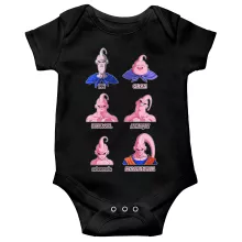 Body bébé Boubou « Un sacré caractères... » – Parodie Dragon Ball Z